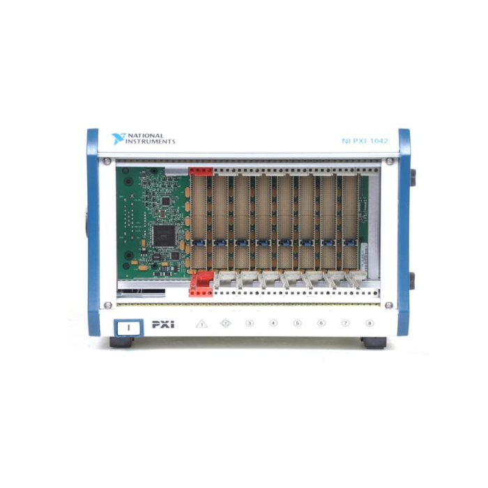 National Instruments PXI-1042 for Rent, PXI Chassis, 8-Slot, 3U with Universal AC, 132 MB/s