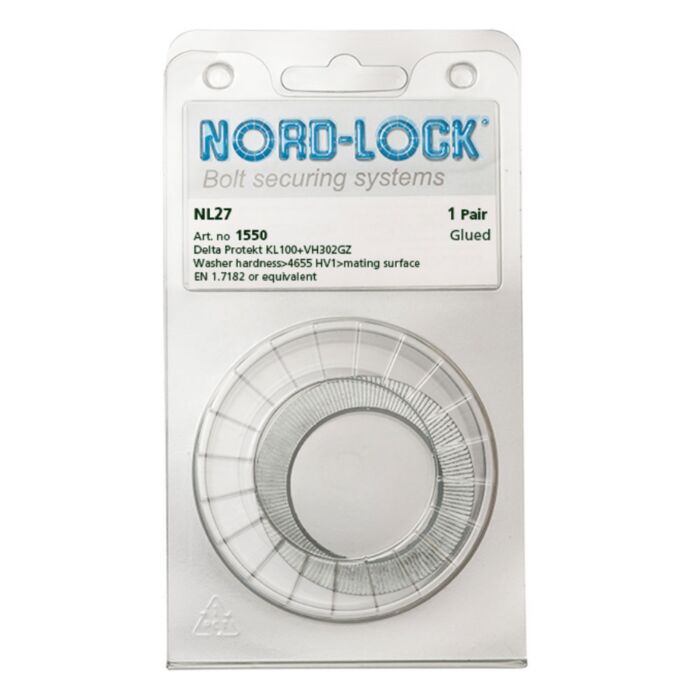 NORD-LOCK NL27 Wedge Locking Washers, M27, ID 1.12