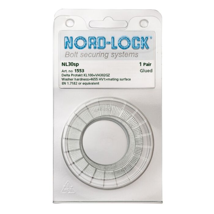 NORD-LOCK NL30SP Wedge Locking Washers, 1 1/8"(M30), ID 1.24