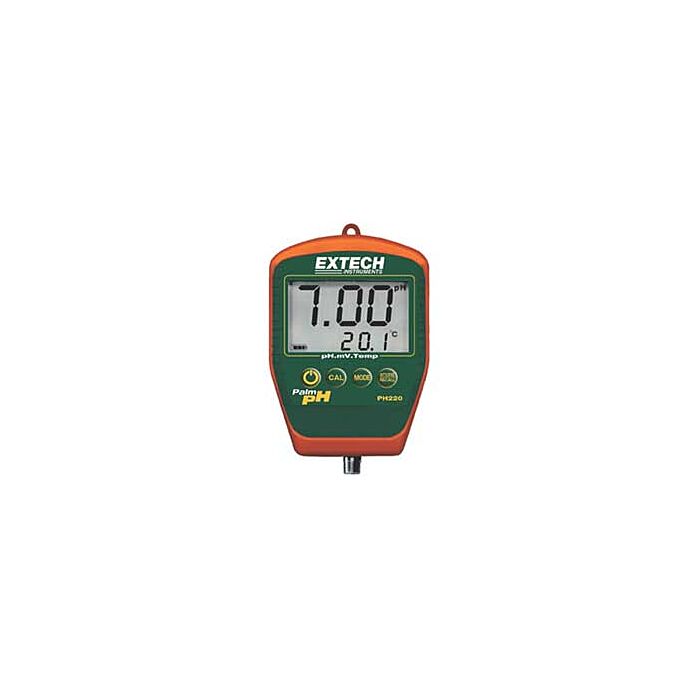 Extech PH220-C pH Meter, Palm pH with Cabled Electrode