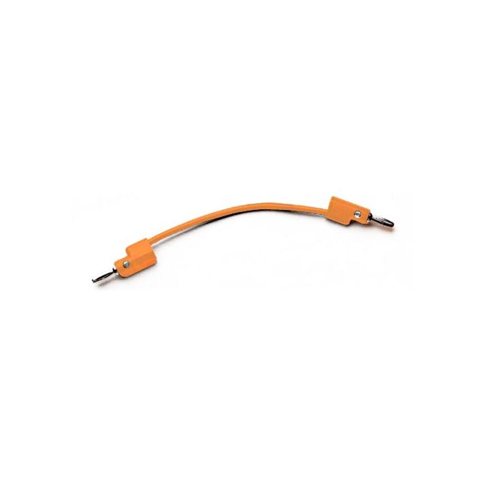 Pomona B-4-3 Banana Plug Patch Cord, Orange 4"
