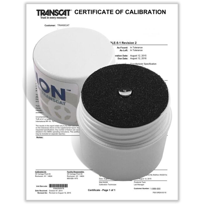 PROCISION 1g Weight, 304 SS, OIML F1 Accuracy +/- 0.10 mg, with Calibration Certificate
