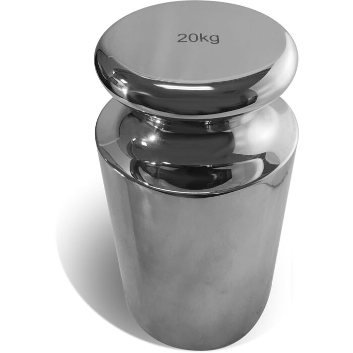 PROCISION 20kg Weight, 316L SS, OIML F1 Accuracy +/- 100 mg
