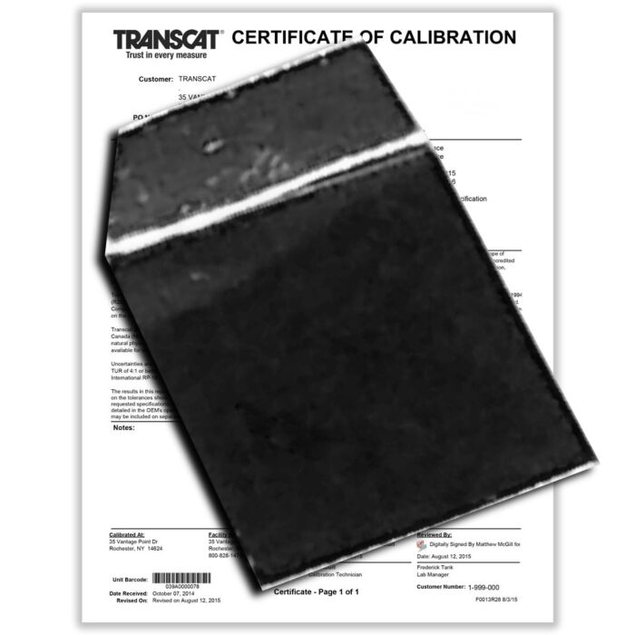 PROCISION 2mg Weight, 316L SS, OIML F1 Accuracy +/- 0.020 mg, with Calibration Certificate
