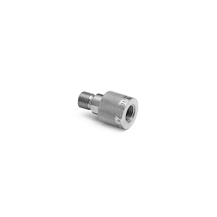 Ralston Instruments QTHA-2FS0-QD 1/4" Female NPT x Male QT, no check-valve, Stainless Steel Adapter
