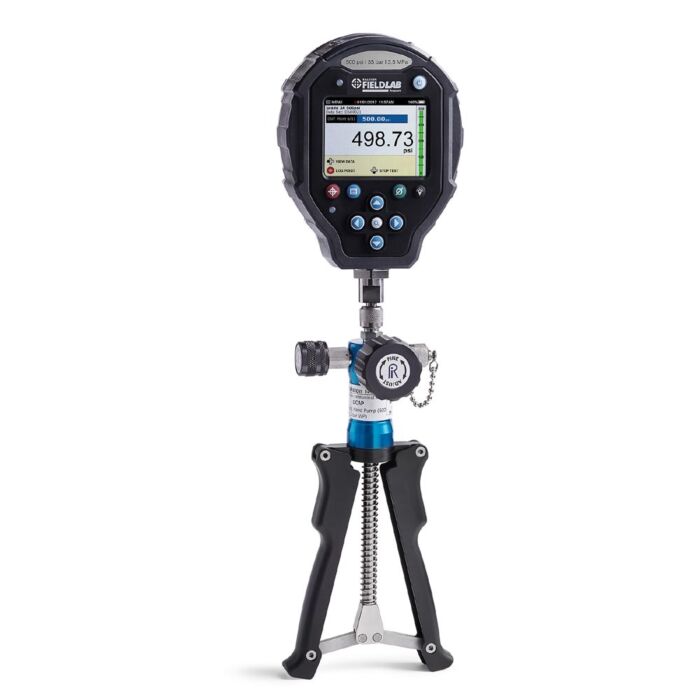 Ralston Instruments DCAP-500PSIG-FL Pneumatic Hand Pump, 500 psi, 0.25% full scale, 3' hose