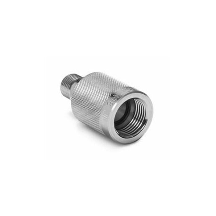 Ralston Instruments QTHA-4FSF-QD 1/2" female 37 degree flare x male Quick-test, Stainless Steel adapter