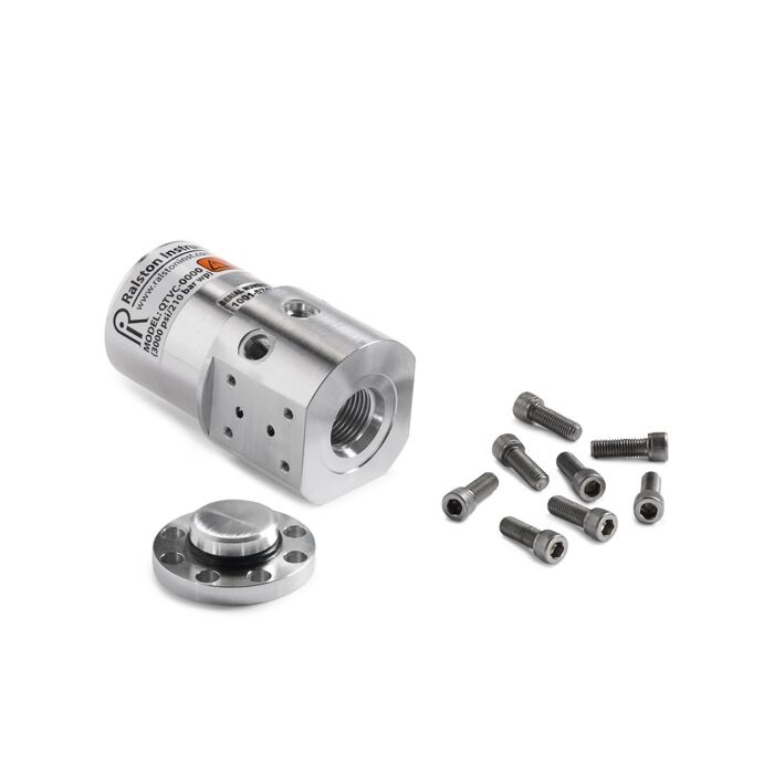 Ralston Instruments QTVC-0014 QTVC Body, Bottom Plate, (2) plugs