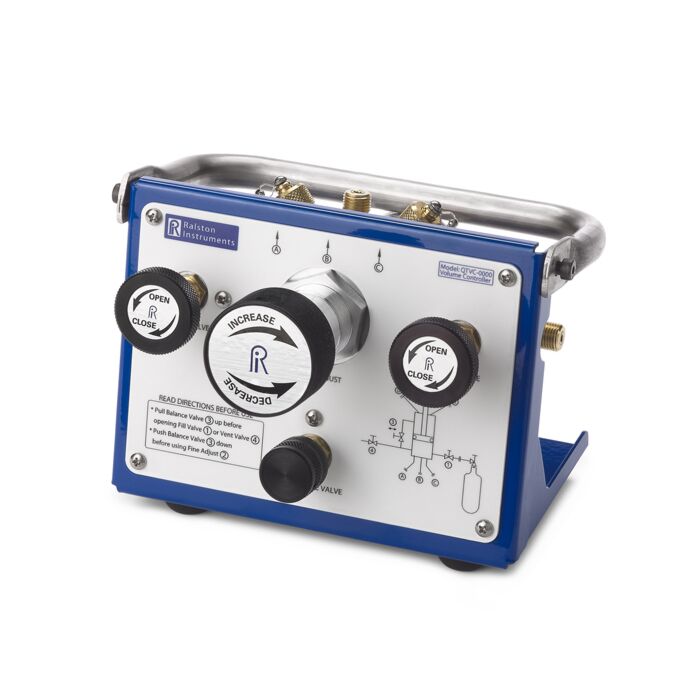 Ralston Instruments QTVC-2FBA-6-3 QTVC Volume Controller, 1/4" FNPT Gauge Adapter, 6', 3' Hoses