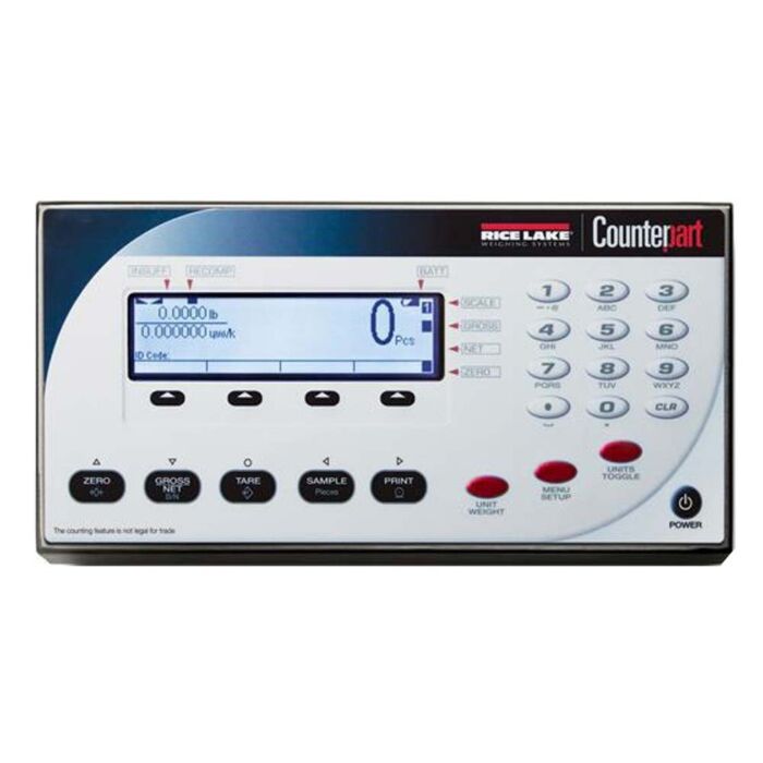 Rice Lake Weighing Systems CP-100 for Rent, Counterpart 100 LB Capacity Counting Indicator