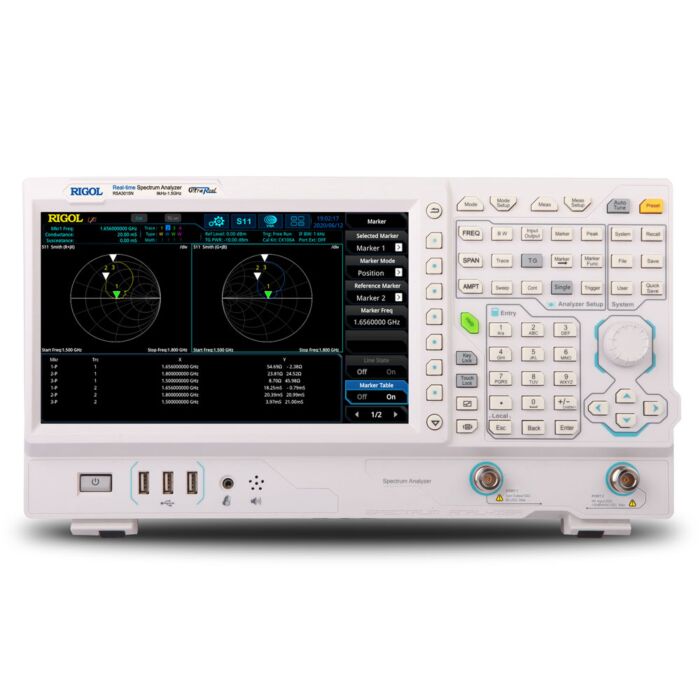 Rigol RSA3015N 1.5 GHz Real-Time Spectrum Analyzer w/10MHz RTBW-VNA Cap.
