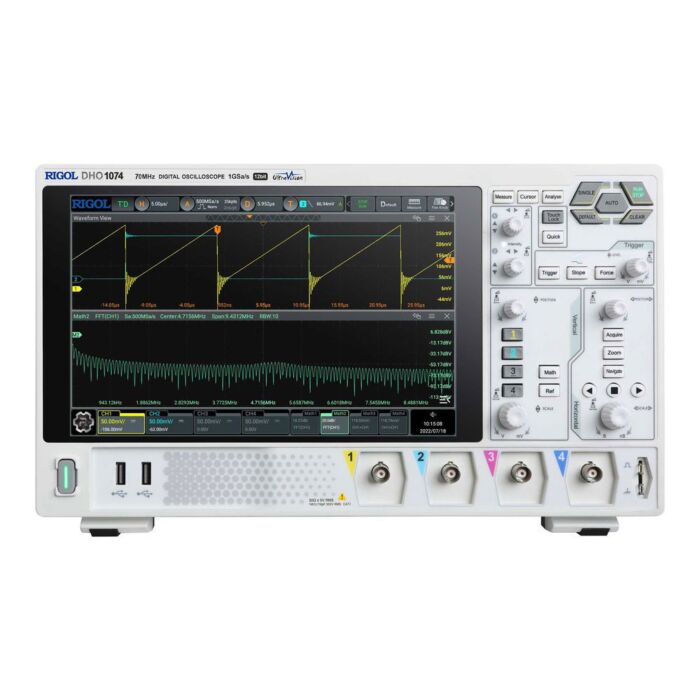 Rigol DHO1074 High Resolution 4 Channel, 70 MHz Digital Oscilloscope