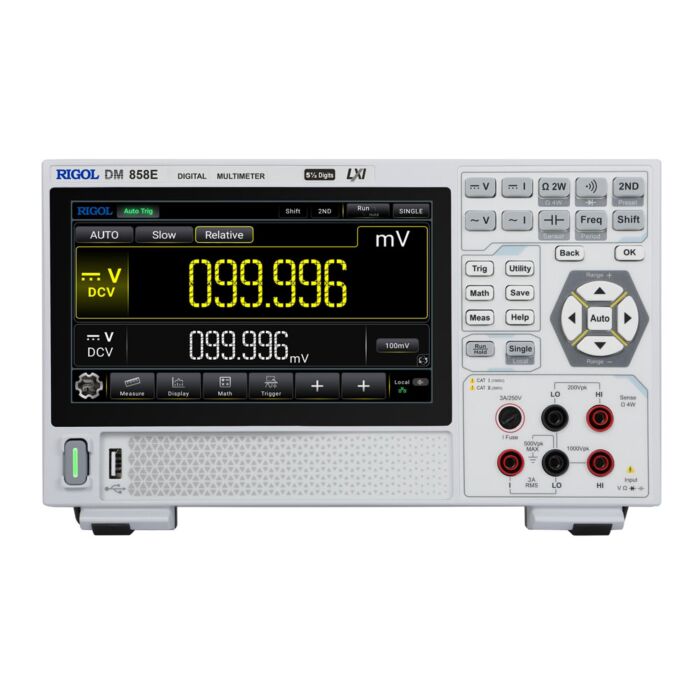 Rigol DM858E Digital Multimeter, 5.5 digits, 80 rdgs/s, 0.06% Accuracy