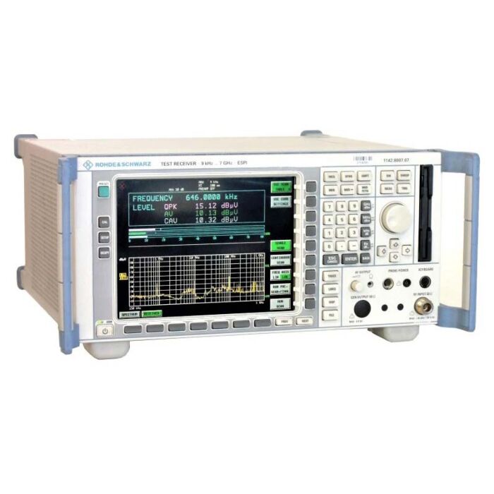 Rohde & Schwarz ESPI7 for Rent, Test Receiver/Spectrum Analyzer, 9KHz-7GHz