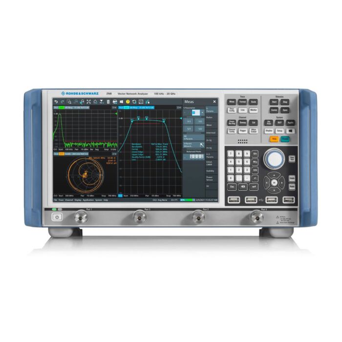Rohde & Schwarz ZNB8-4 for Rent, Vector Network Analyzer, 8.5GHz, 4-Port, Type N(f)