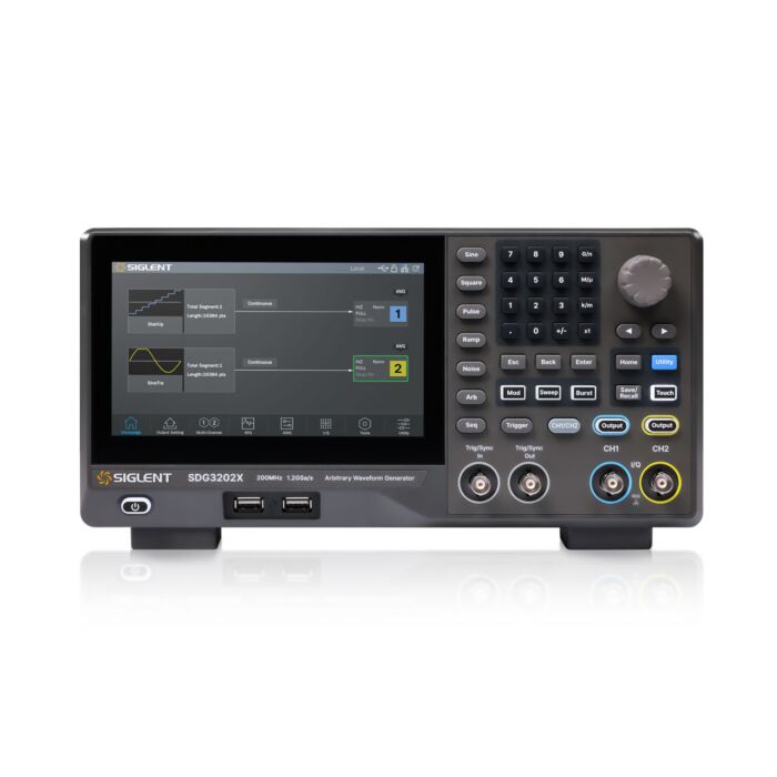 Siglent SDG3202X 200MHz 2 Channel, 1.2GSa/sec Function/ Arbitrary Waveform Generator