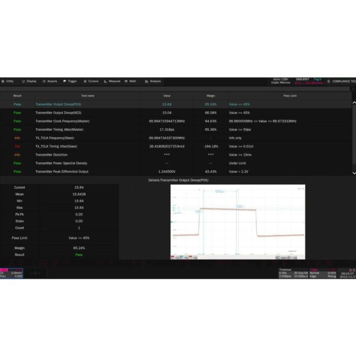 Siglent SDS7000A-CT-100BASE-T1 Compliance Testing, For SDS7000A Oscilloscopes