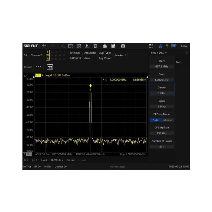 Siglent SHN900-SA Spectrum Analyzer (SW)