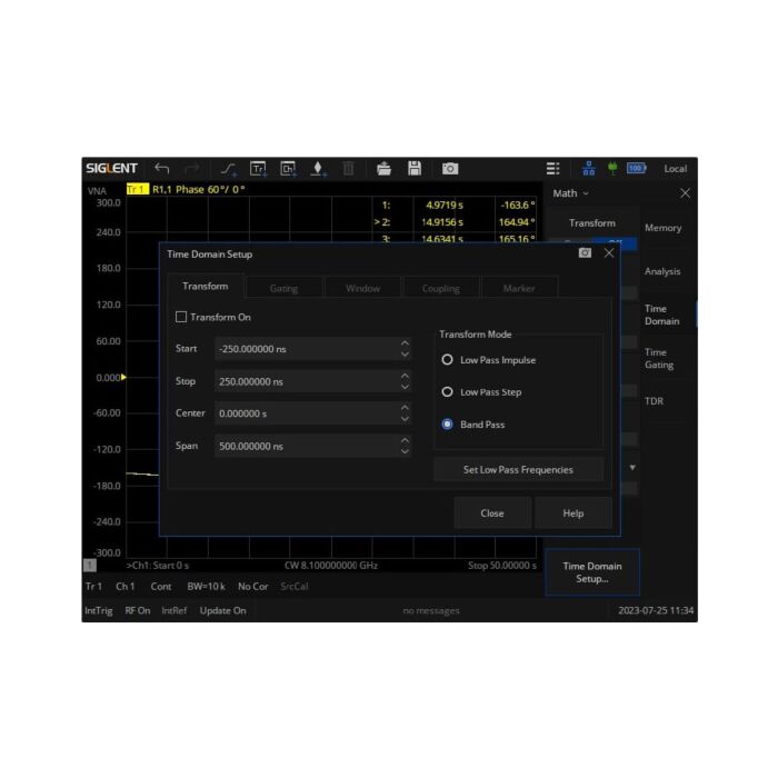 Siglent SHN900-TDA Time Domain Analysis (SW)