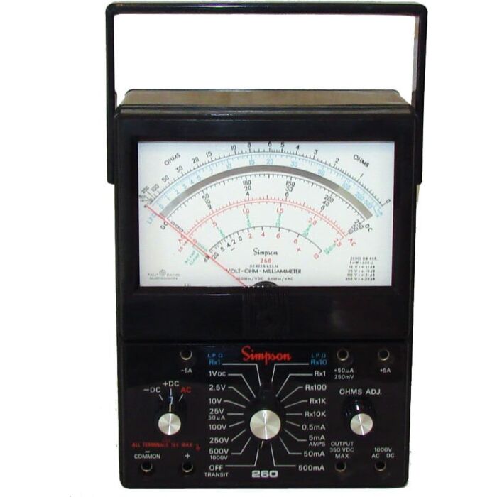 Simpson Electric 260-6XLPM Low Ohms VOM