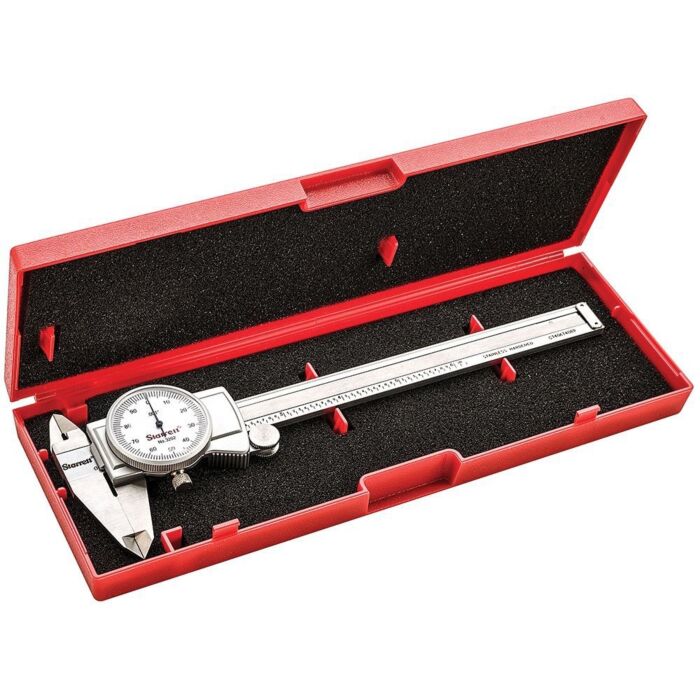 Starrett 3202-6 6"Dial Caliper with Fitted Case 