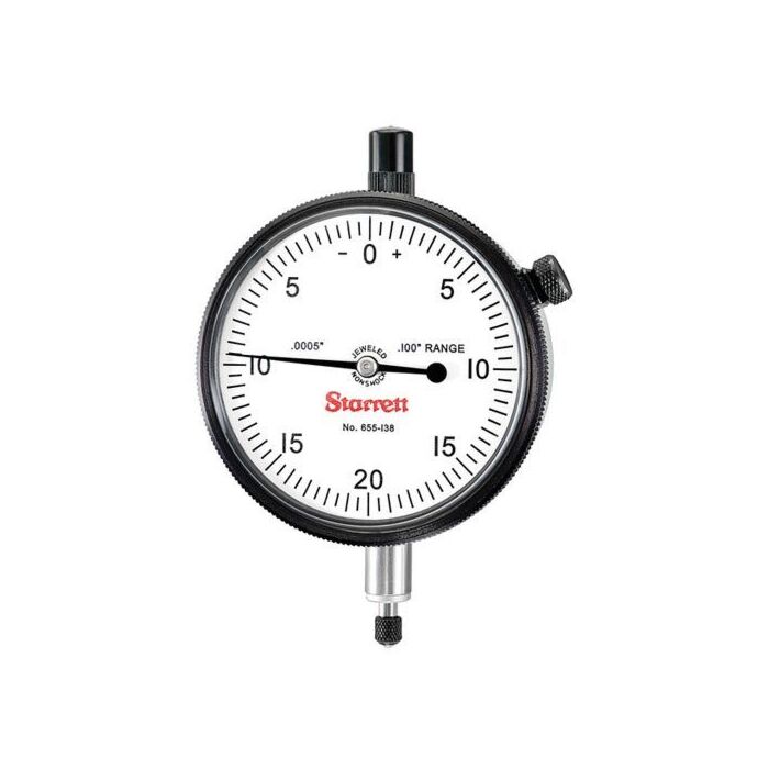 Starrett 655-138J 53521 2 3/4" Dial Indicator .100" Range