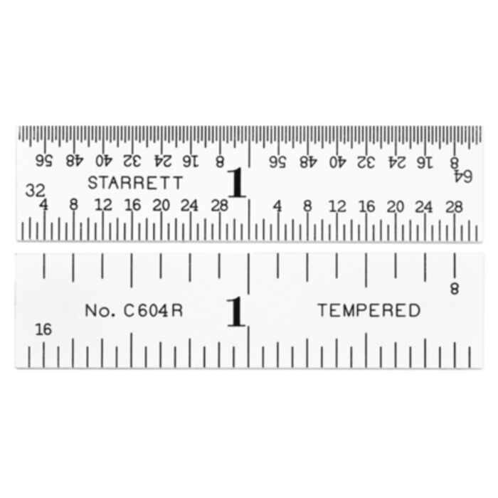 Starrett C604R-2 56465 2" Spring Tempered Rule  56465