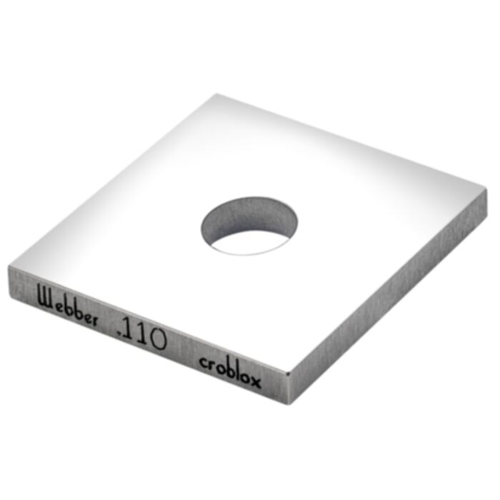 Square Gage Block .110" Croblox Grade 1-Gage Blocks