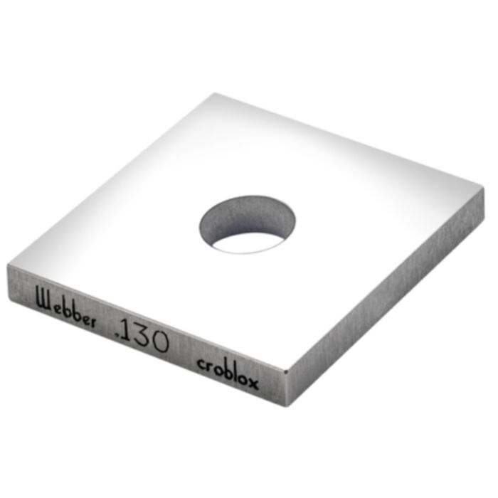 Square Gage Block .130" Croblox Grade 1-Gage Blocks