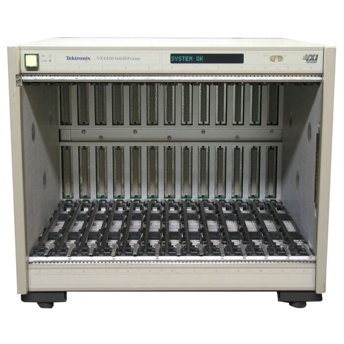Tektronix VX1410 for Rent, IntelliFrame VXIbus Mainframe, C-Size, 13-Slot, 875 Watts, 12 A