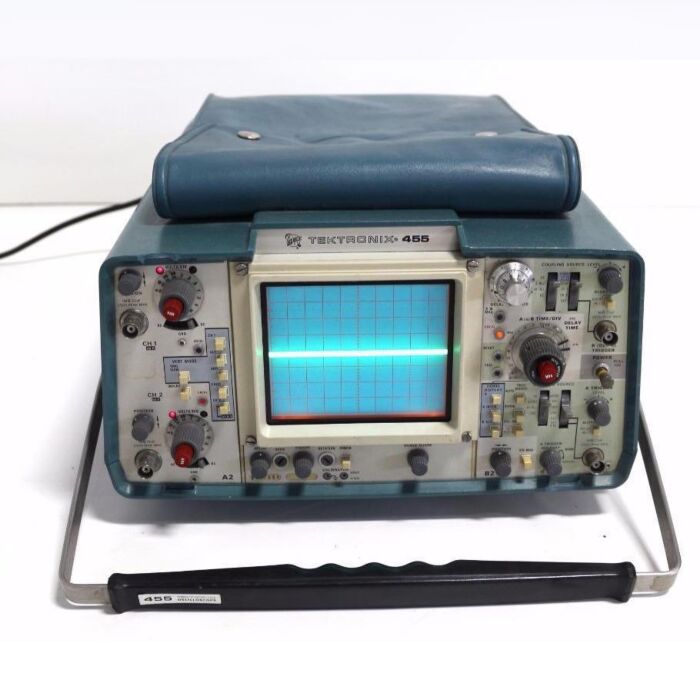 Tektronix 455 for Rent, Dual-Trace Analog Oscilloscope, 50 MHz, 2 Channels