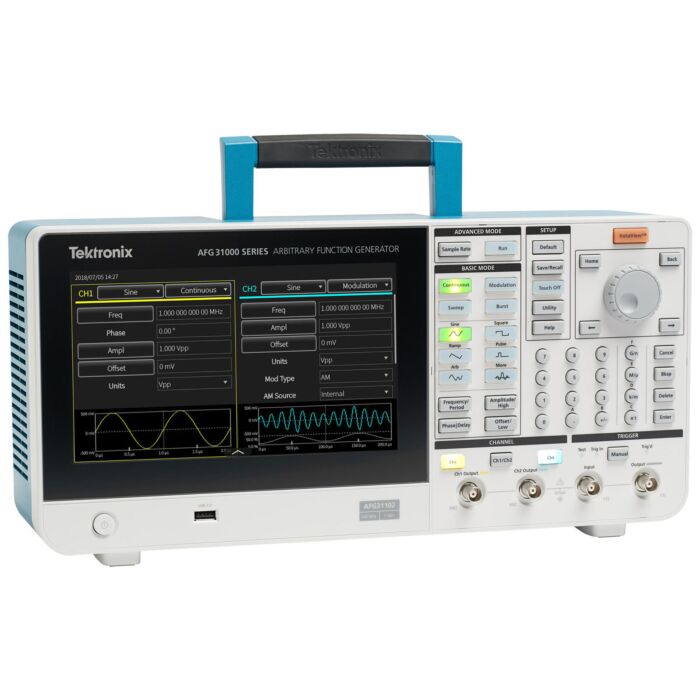 Tektronix AFG31021for Rent, Arbitrary / Function Generator, 1 Channel, 25MHz, 250 MS/s