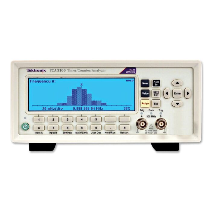 Tektronix FCA3103 Timer/Counter/Analyzer, 300MHz/ 3GHz, 50 ps, Standard Timebase