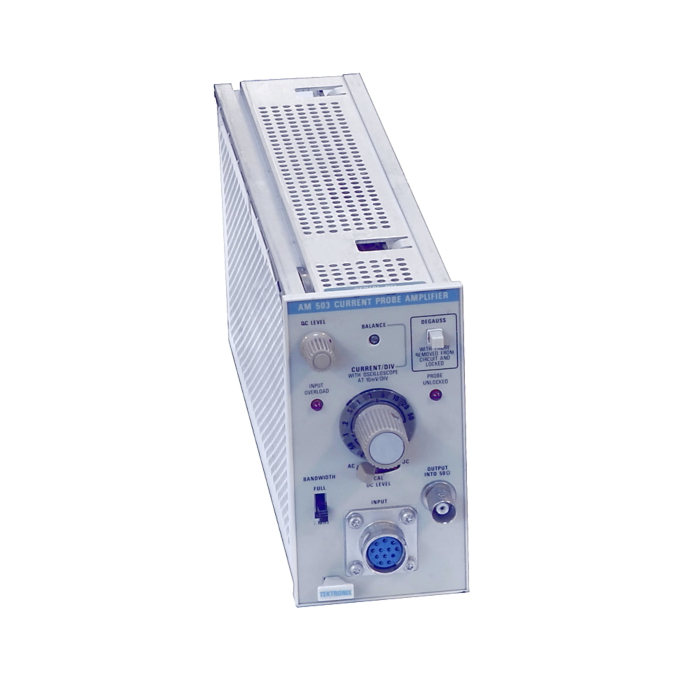 Tektronix AM 503 for Rent, Current Probe Amplifier Plug-In, DC to 100MHz