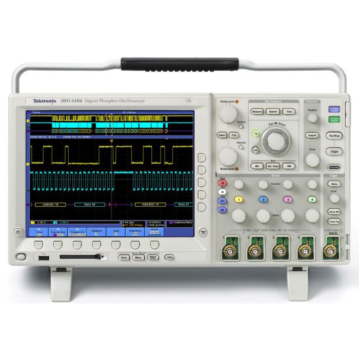 Tektronix DPO4104 Used for Sale Digital Phosphor Oscilloscope, 1GHz, 4 Channel, 5GS/s