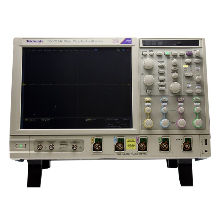 Tektronix DPO7254C Used for Sale 2.5GHz Phosphor Oscilloscope; 40/20/10 GS/s (1/2/4 chs); 4CH