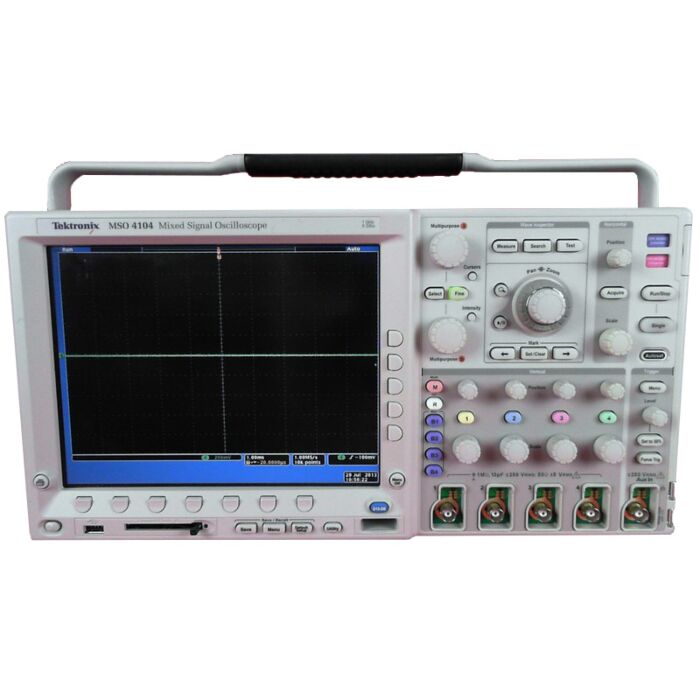 Tektronix MSO4104 for Rent, Mixed Signal Oscilloscope, 1GHz Bandwidth, 4 Analog
