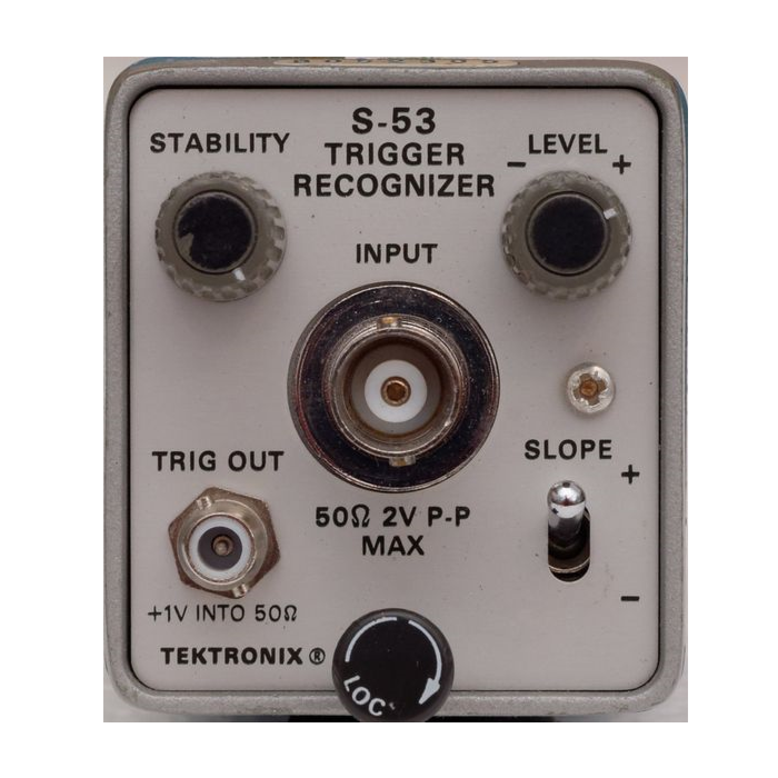 Tektronix S53 for Rent, Trigger Recognizer Head