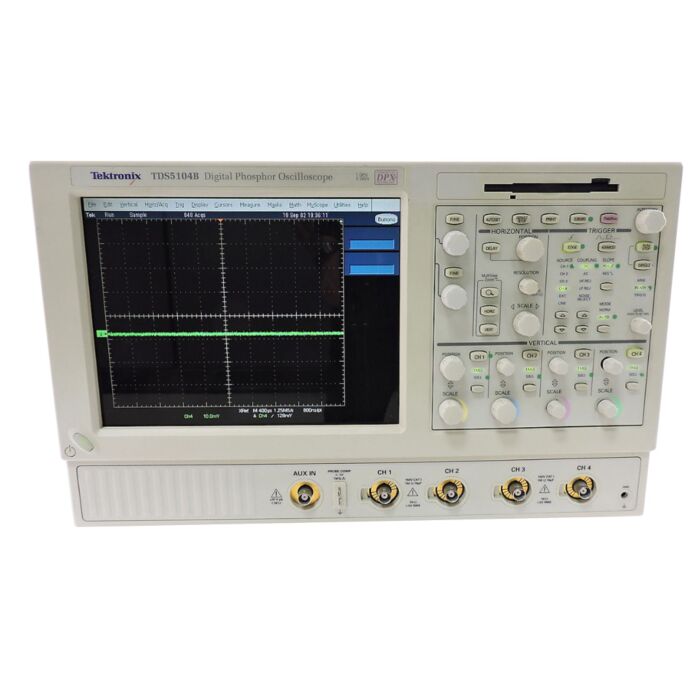 Tektronix TDS5104B USED FOR SALE Digital Phosphor Oscilloscope 4-Channels,1GHz