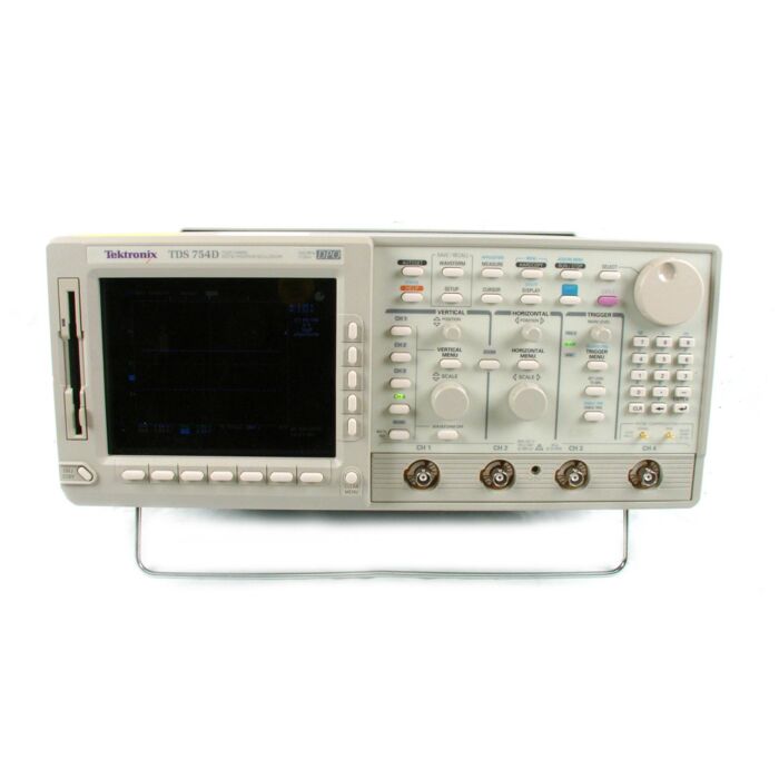 Tektronix TDS754D for Rent, Digitizing Oscilloscope, 500MHz/ 1GHz, 4-Channel, 4GS/s