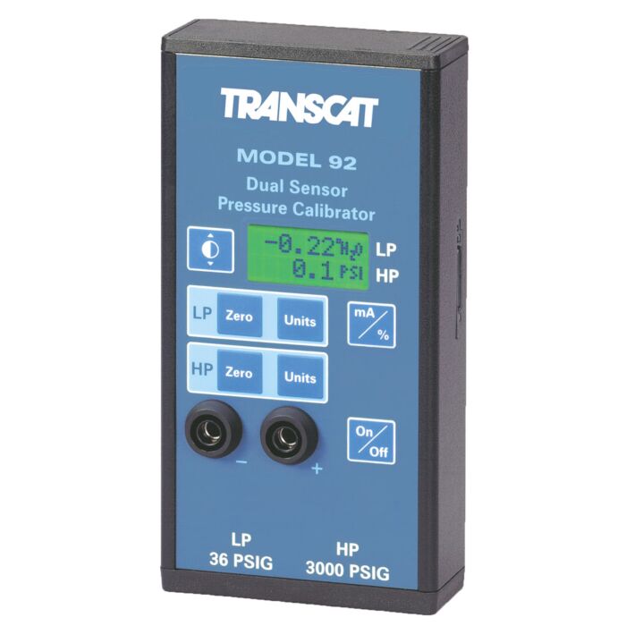 Transcat MODEL 92 for Rent, IS Pressure Calibrator, 36/3000PSI