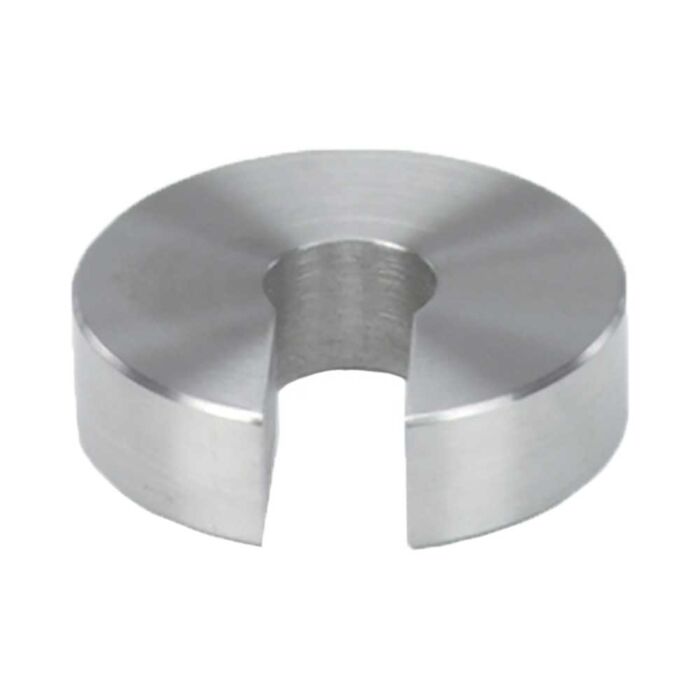 Troemner 12706-S 10 lb Class F Stainless Steel Slotted Flat Weight