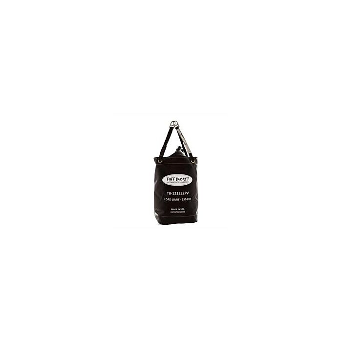 Tuff Bucket TB-121222PV  12" x 12" x 22" Square / rectangle 150lb Capacity, Black Vinyl Tool Bag