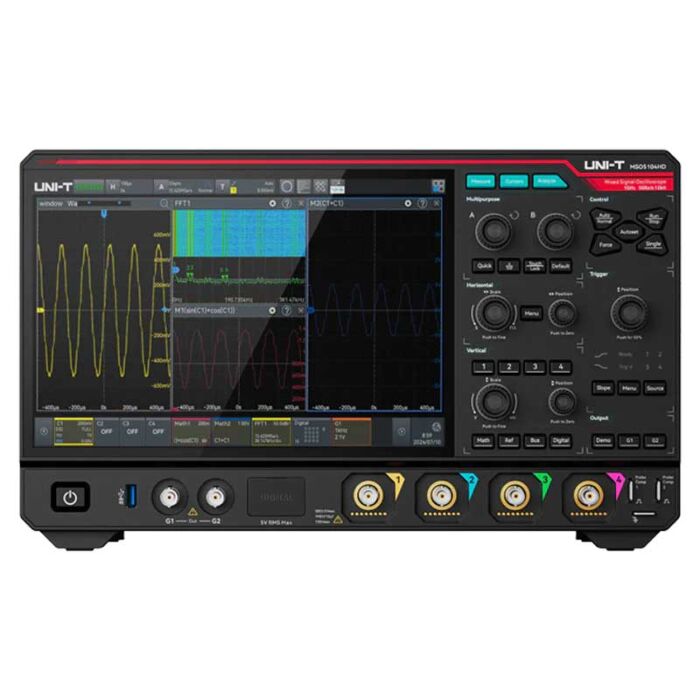 Uni-T MSO5054HD 12-Bit 500MHz 4 Channel Mixed Signal Oscilloscope
