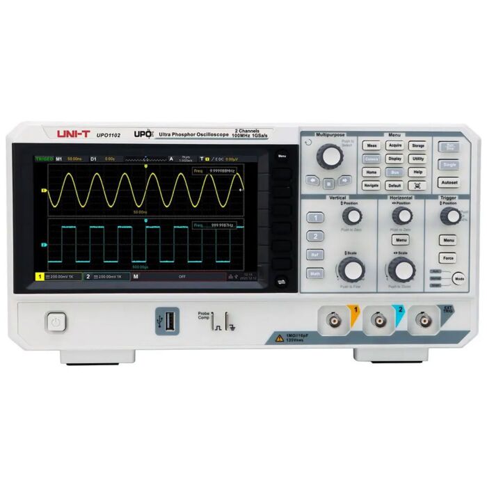 UNI-T UPO1102 100MHz 2 Channel DSO Oscilloscope