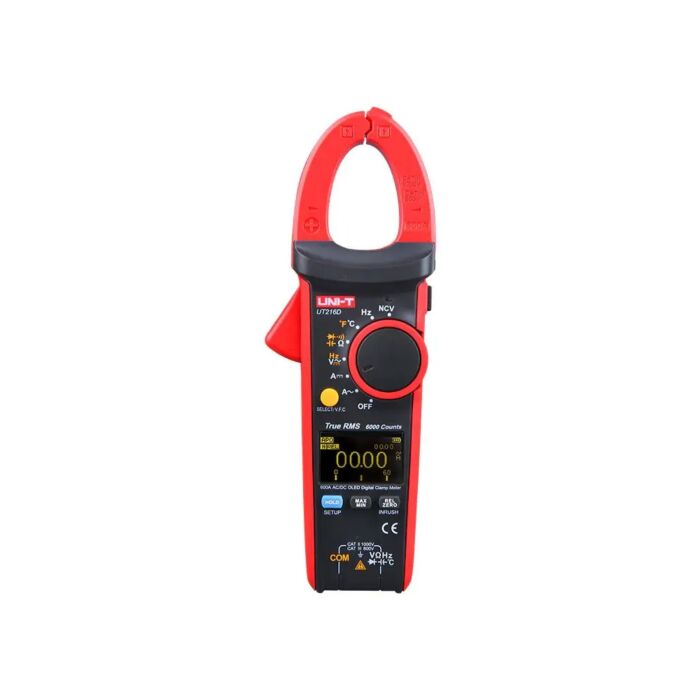 UNI-T UT216D 600A TRMS Digital AC/DC Clamp Meter