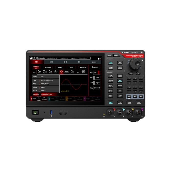UNI-T UTG9504T+ 500MHz Elite Plus Series Arbitrary Waveform Generator