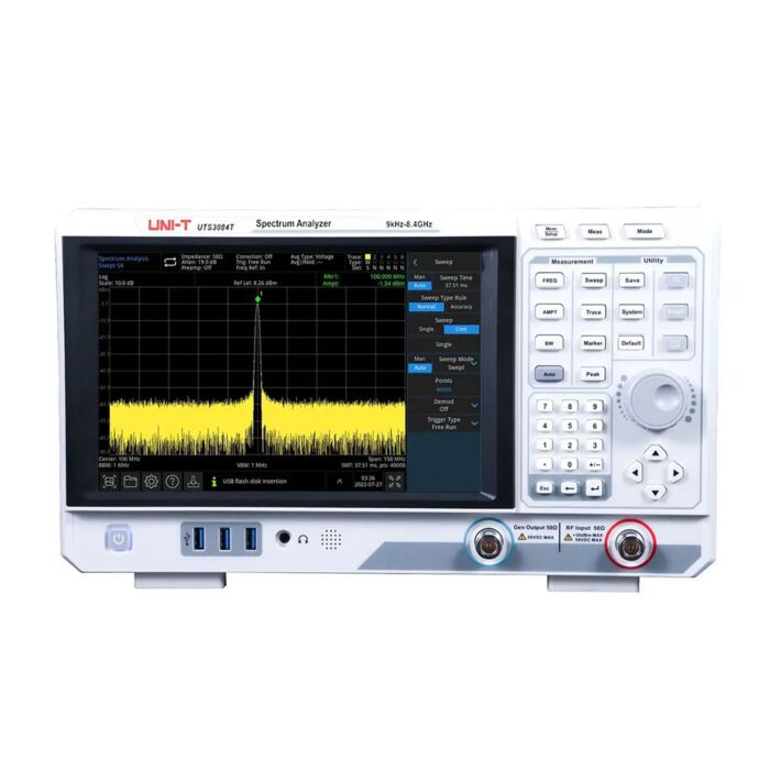 UNI-T UTS3084T 8.4GHz Performance Spectrum Analyzer w-Tracking Generator