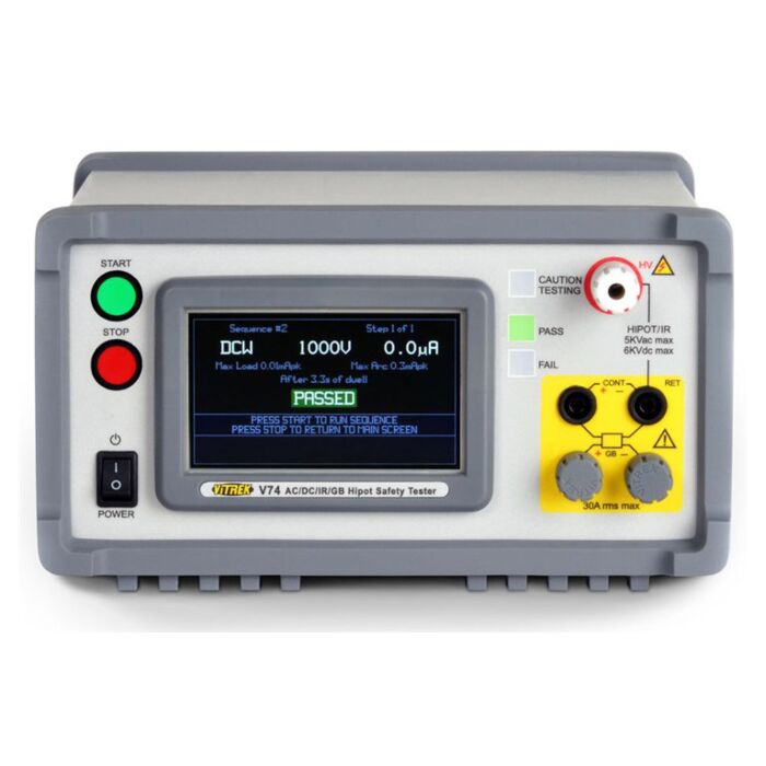 Vitrek V74 AC/DC/IR/GB Safety Tester