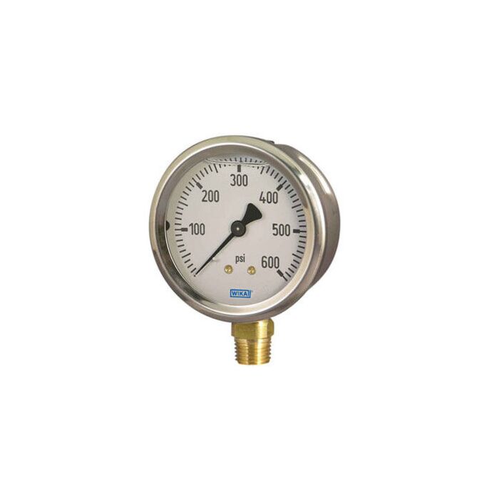 WIKA Instrument 9767045 Bourdon Tube Pressure Gauge 30 PSI
